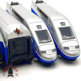 ♻️ 🚂 Mehano set 4 piezas TGV Duplex SNCF 235 2 pisos alta velocidad DC Escala H0 1:87