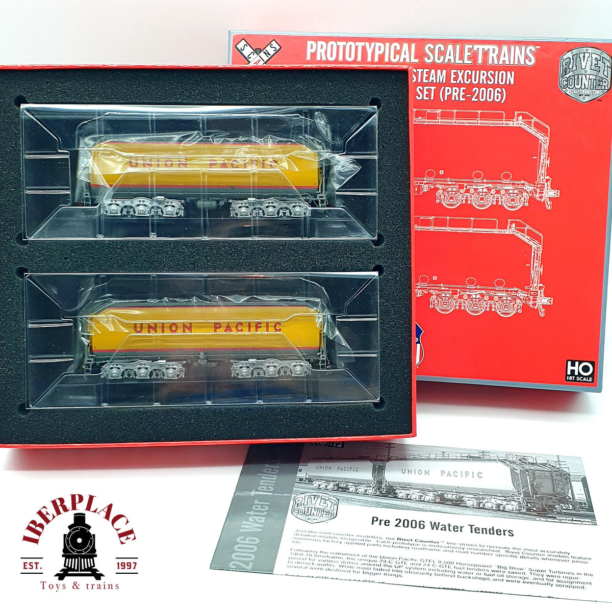 ♻️ ✨ScaleTrains Rivet Counter H0 Set 2 Vagones Tanque UP Pre-2006 Escala H0 1:87