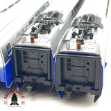 ♻️ 🚂 Mehano set 4 piezas TGV Duplex SNCF 235 2 pisos alta velocidad DC Escala H0 1:87