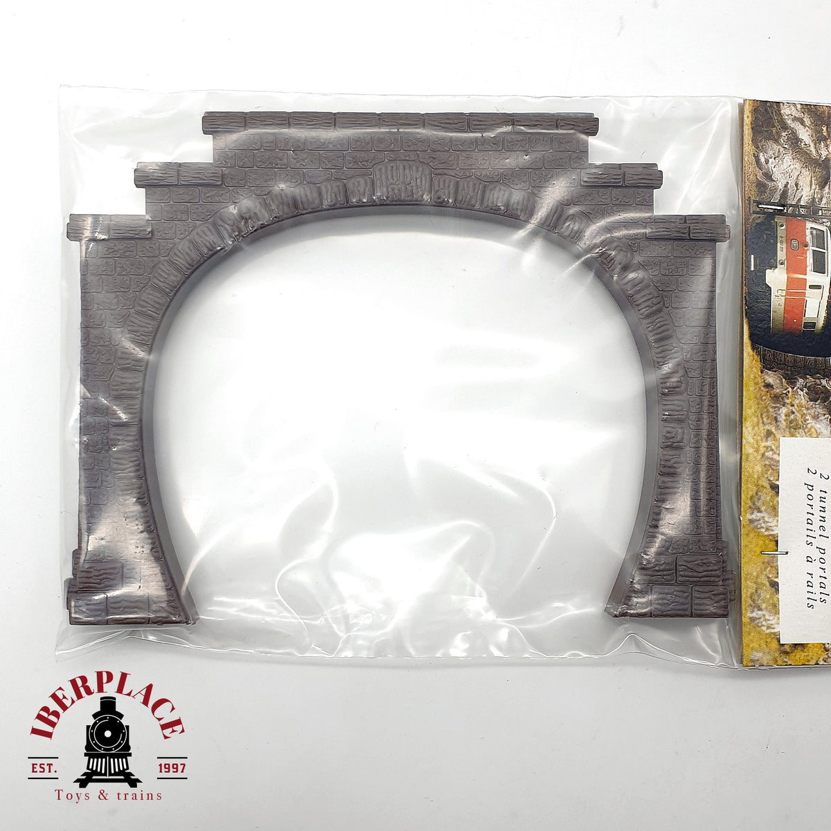 ♻️ 🆕 Busch 6007 7027 Valla de listones y portales tunel  Escala H0 1:87