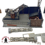 ♻️ Estación de carbón con grúa para restaurar / repuestos Escala H0 1:87