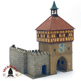 ♻️ POLA puerta de ciudad muralla medieval Escala H0 1:87