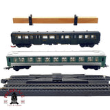♻️ 🚂 Lima Bachmann 2x vagones pasajero 2 vias y carga para vagon mercancia Escala H0 1:87