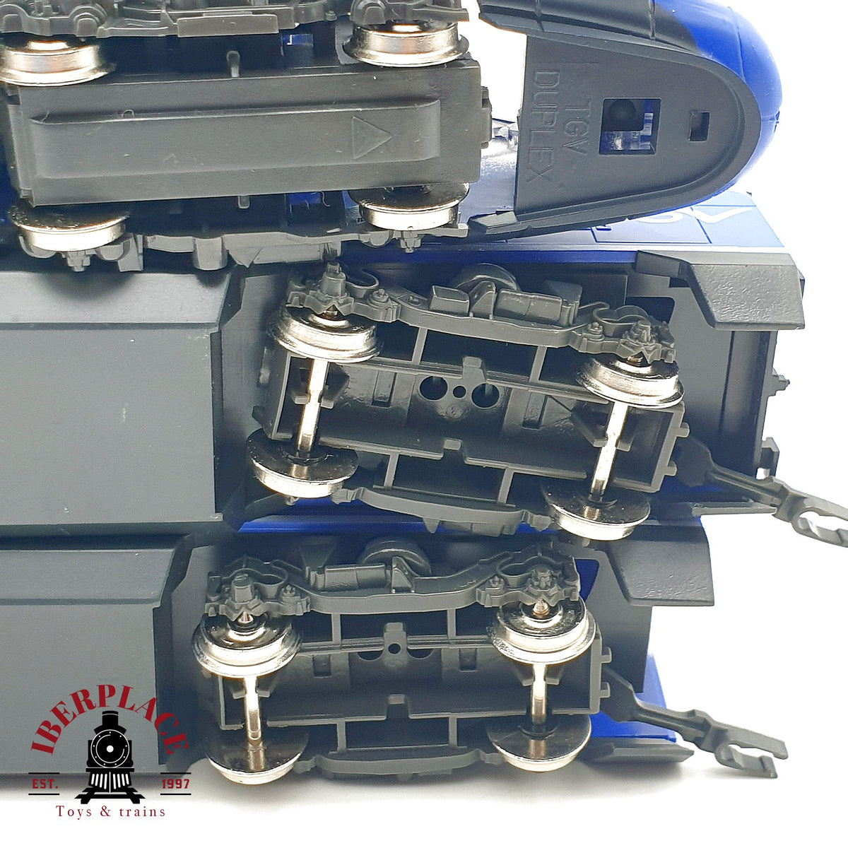 ♻️ 🚂 Mehano set 4 piezas TGV Duplex SNCF 235 2 pisos alta velocidad DC Escala H0 1:87