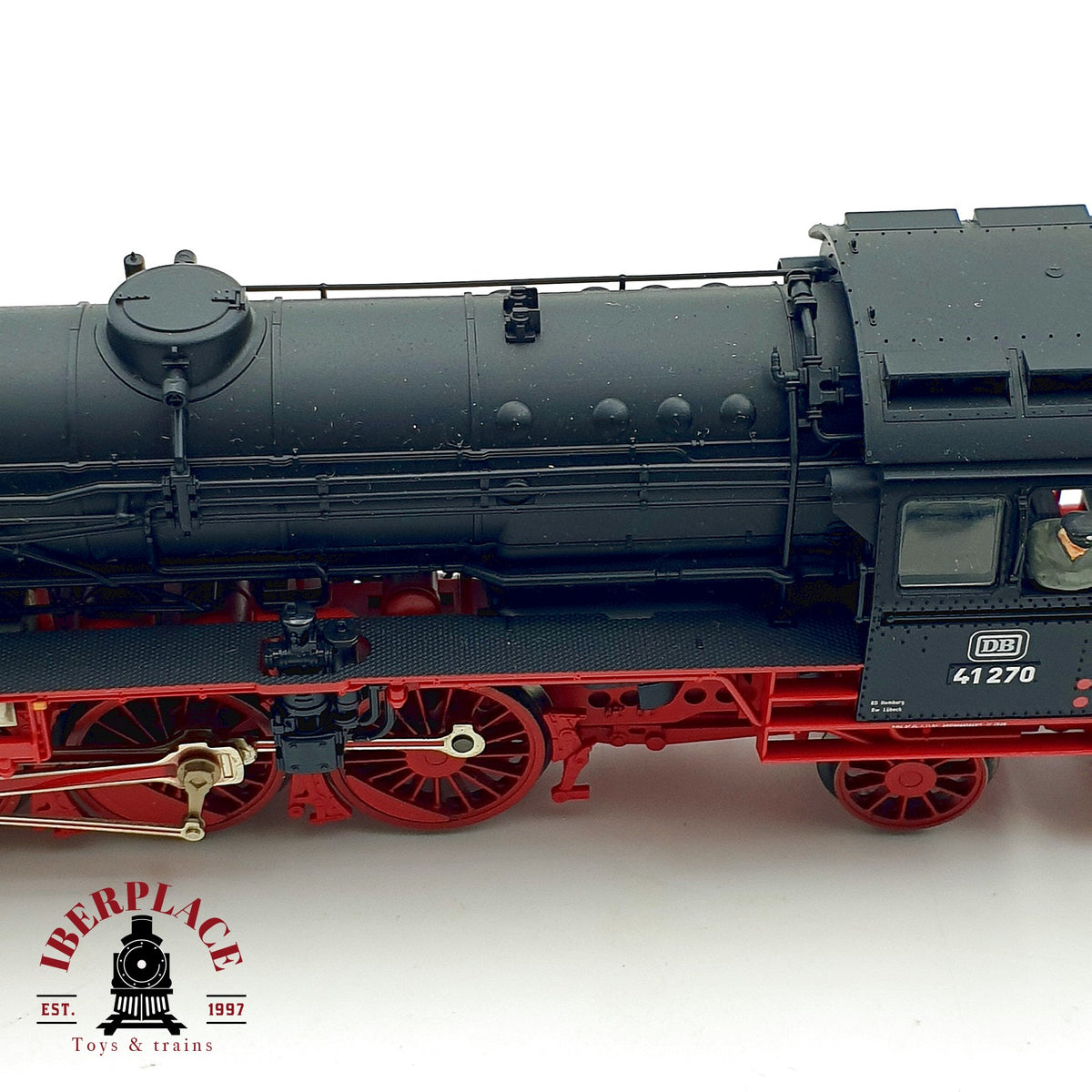 ♻️✨Fleischmann 4130 locomotora vapor BR 41 270 DB epoca III Escala H0 1:87 DC