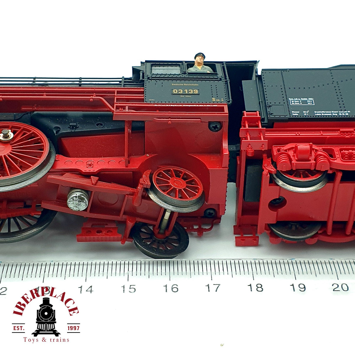 ♻️ ✨ Fleischmann Locomotora vapor BR 03 139 DRG Ep II H0 1:87 DC Schlepptender Escala H0 1:87