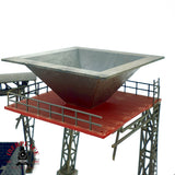 ♻️ Estación de carbón con grúa para restaurar / repuestos Escala H0 1:87