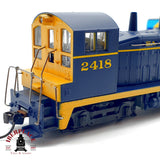 ♻️ Athearn locomotora S-12 Santa Fe 2418 azul amarilla sin motor dummy Escala H0 1:87