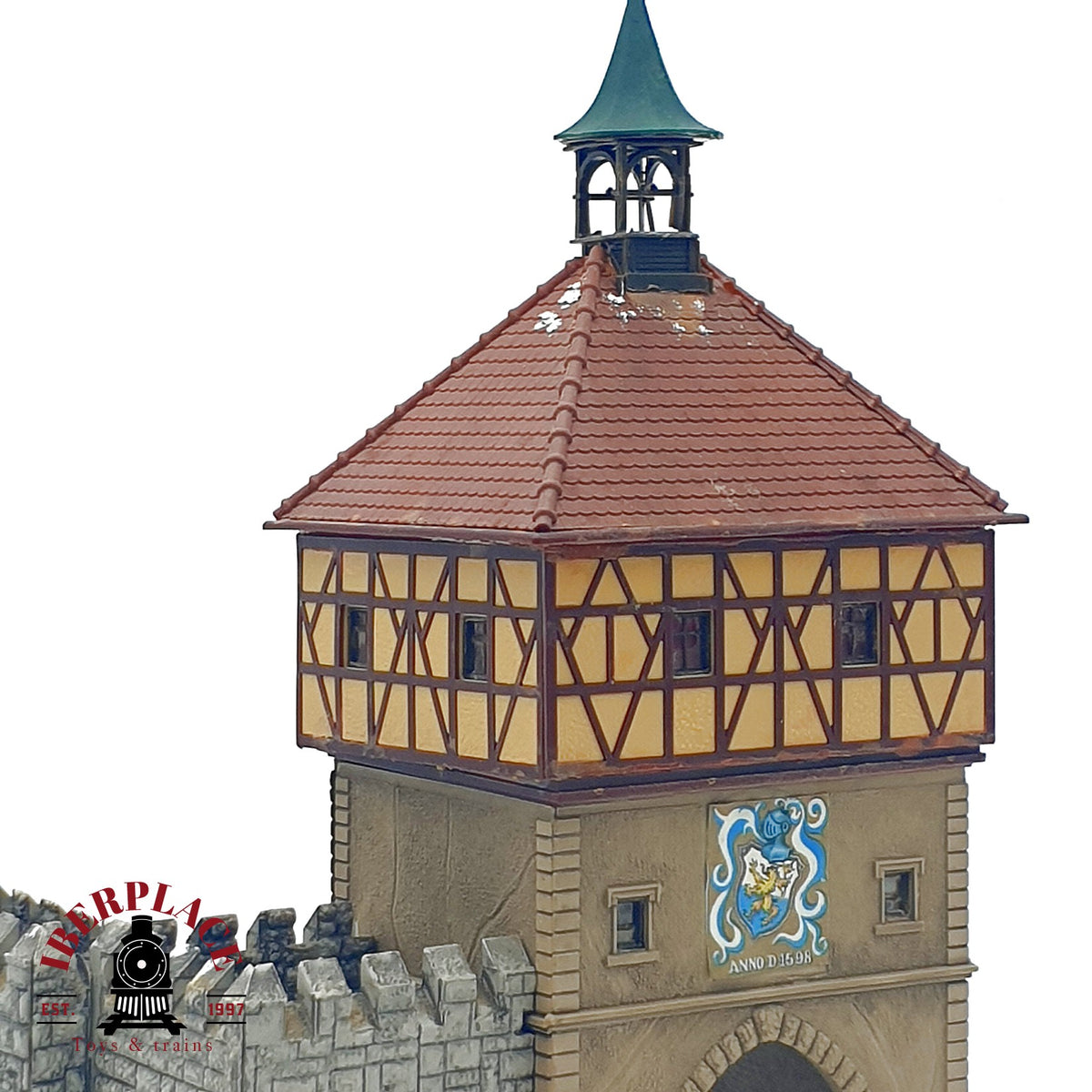 ♻️ POLA puerta de ciudad muralla medieval Escala H0 1:87