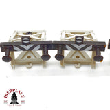♻️ 🚂 Fleischmann 4x Prellbock Topes Vías Accesorios Escala H0 1:87