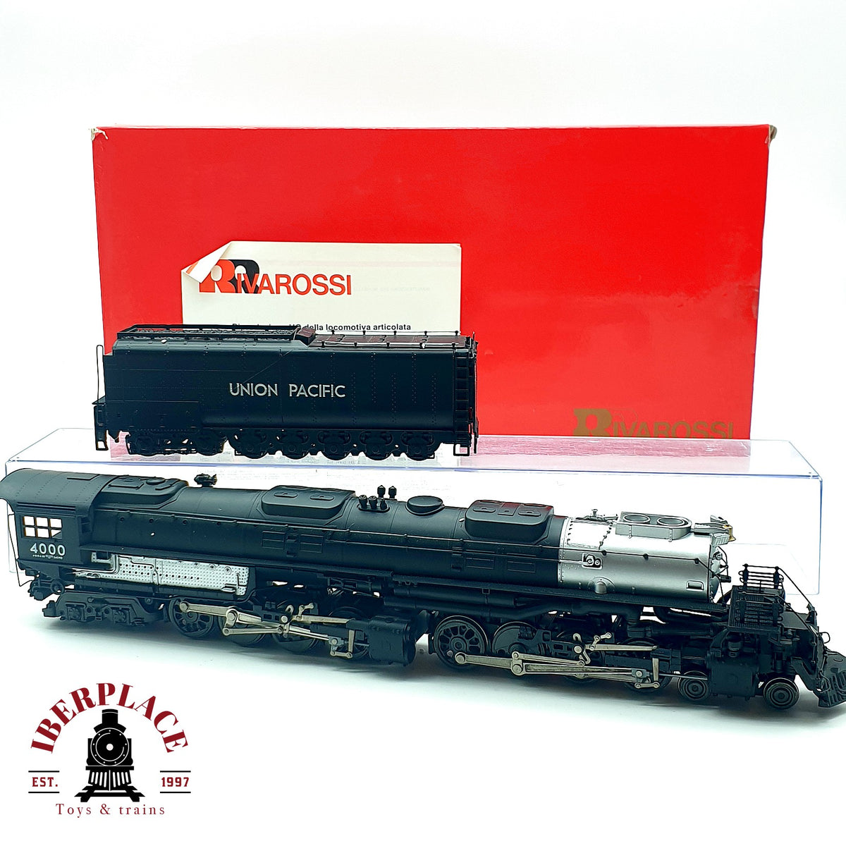 ♻️✨ Rivarossi 5412 H0 Locomotora Vapor Big Boy 4000 Union Pacific UP Escala H0 1:87