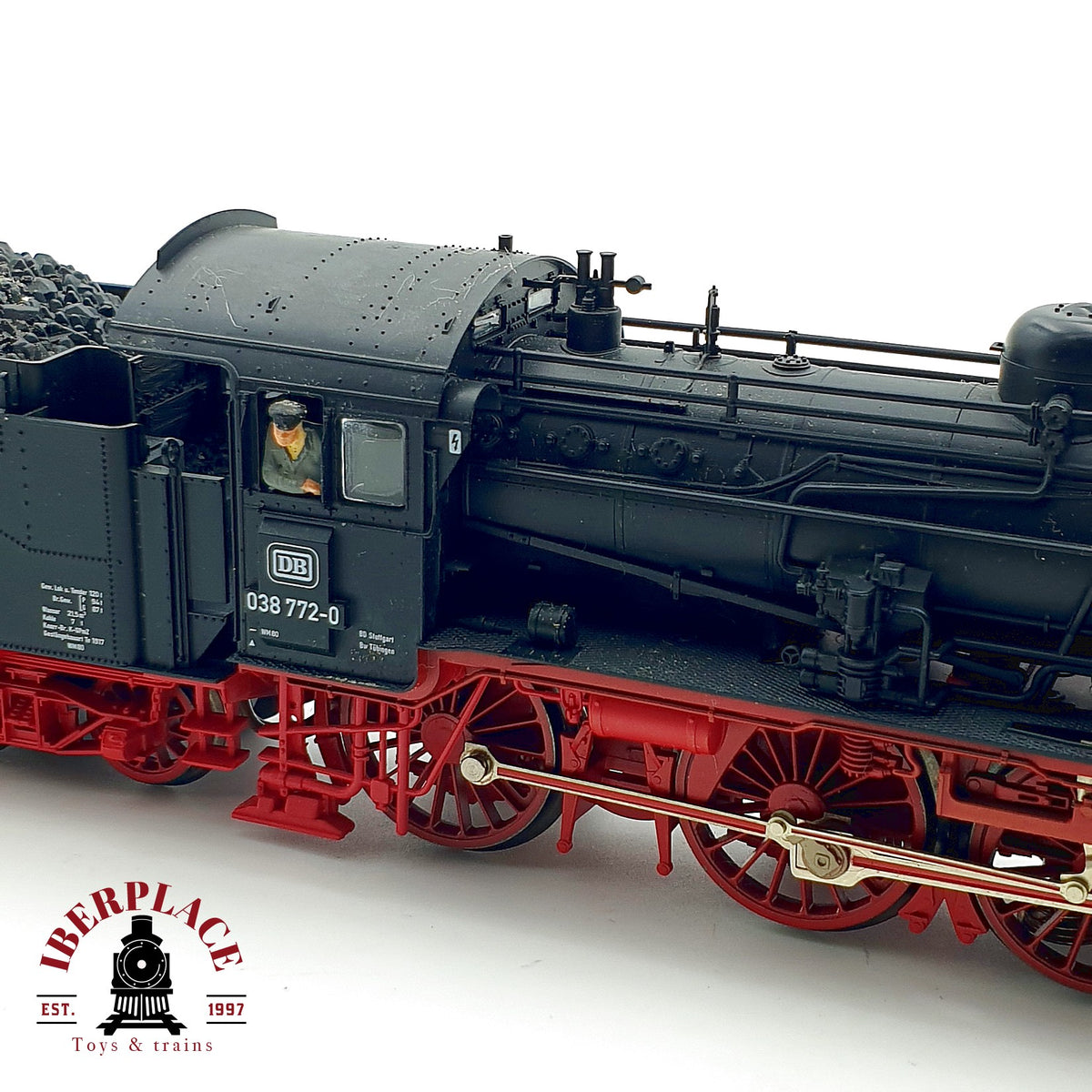 ♻️✨Fleischmann 994164 locomotora vapor BR 038 772-0 DB epoca IV Escala H0 1:87 DC