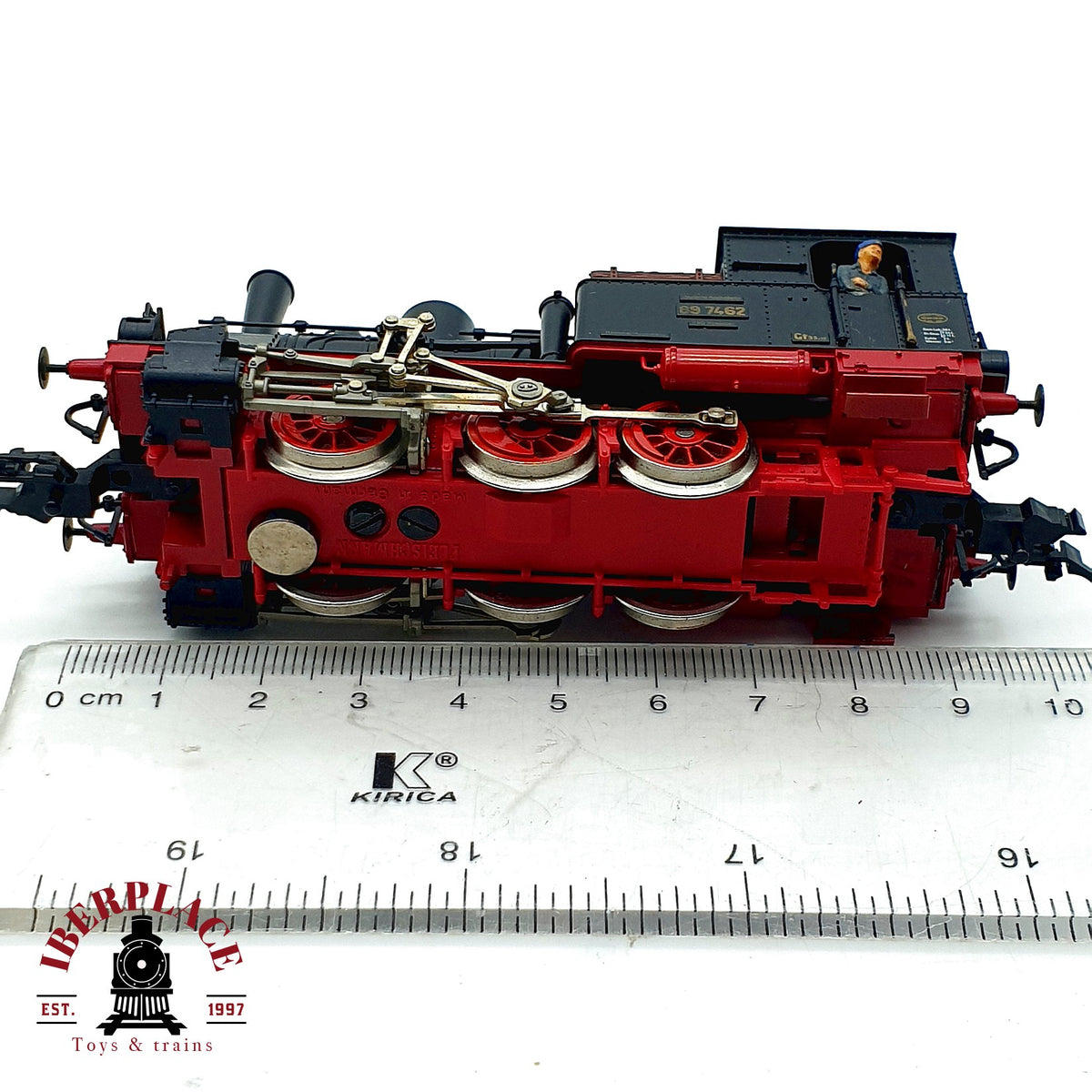 ♻️ ✨ Fleischmann Locomotora vapor BR 89 7462 DB Ep III  DC Tenderlok T3 Escala H0 1:87