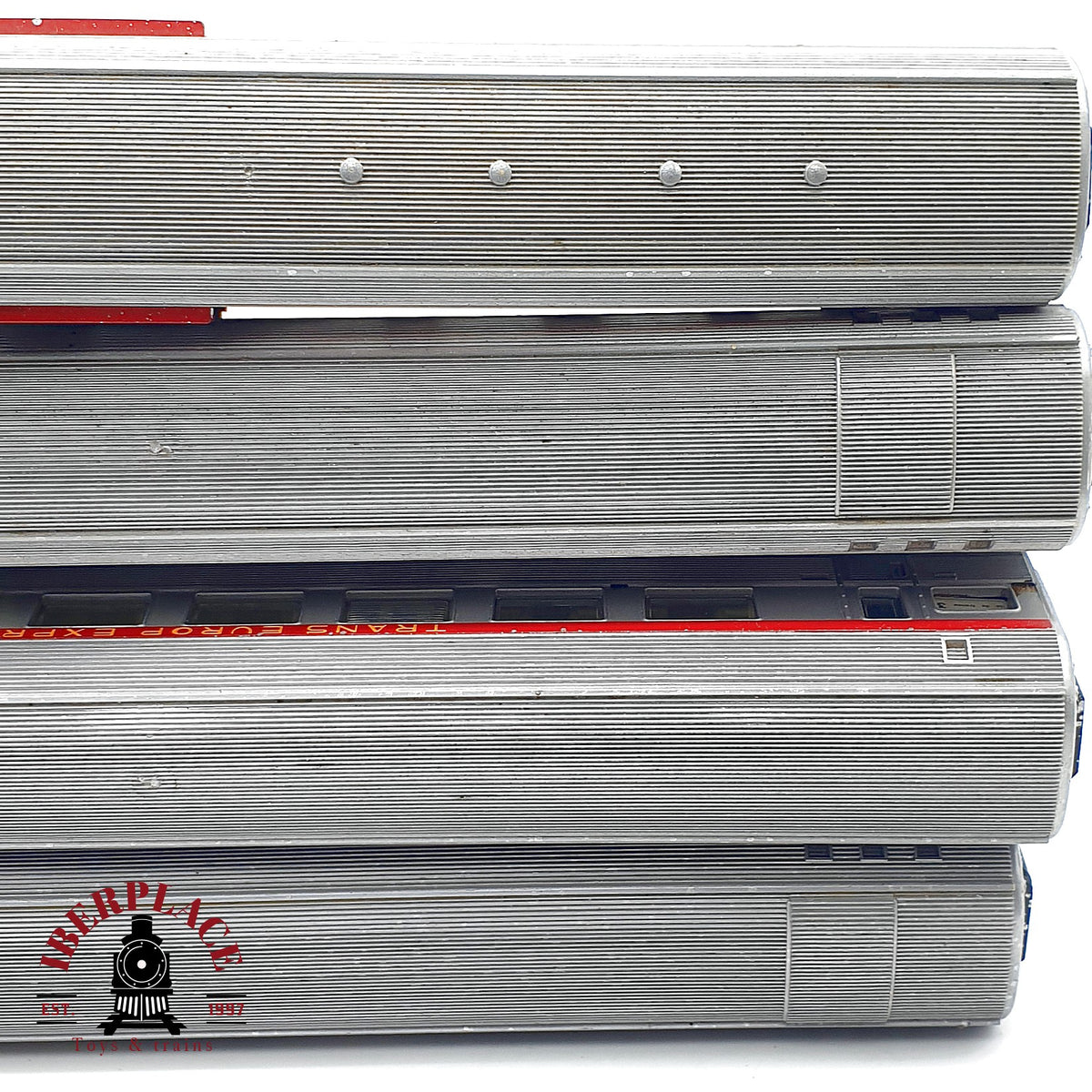 ♻️ 🛠️ Jouef 4x vagones TEE Inox PBA SNCF restaurar repuestos DC Escala H0 1:87