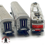 ♻️🛠️ Jouef  locomotora CC 40101 sin motor + 2 vagones TEE SNCF restaurar repuestos DC Escala H0 1:87