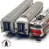 ♻️🛠️ Jouef  locomotora CC 40101 sin motor + 2 vagones TEE SNCF restaurar repuestos DC Escala H0 1:87