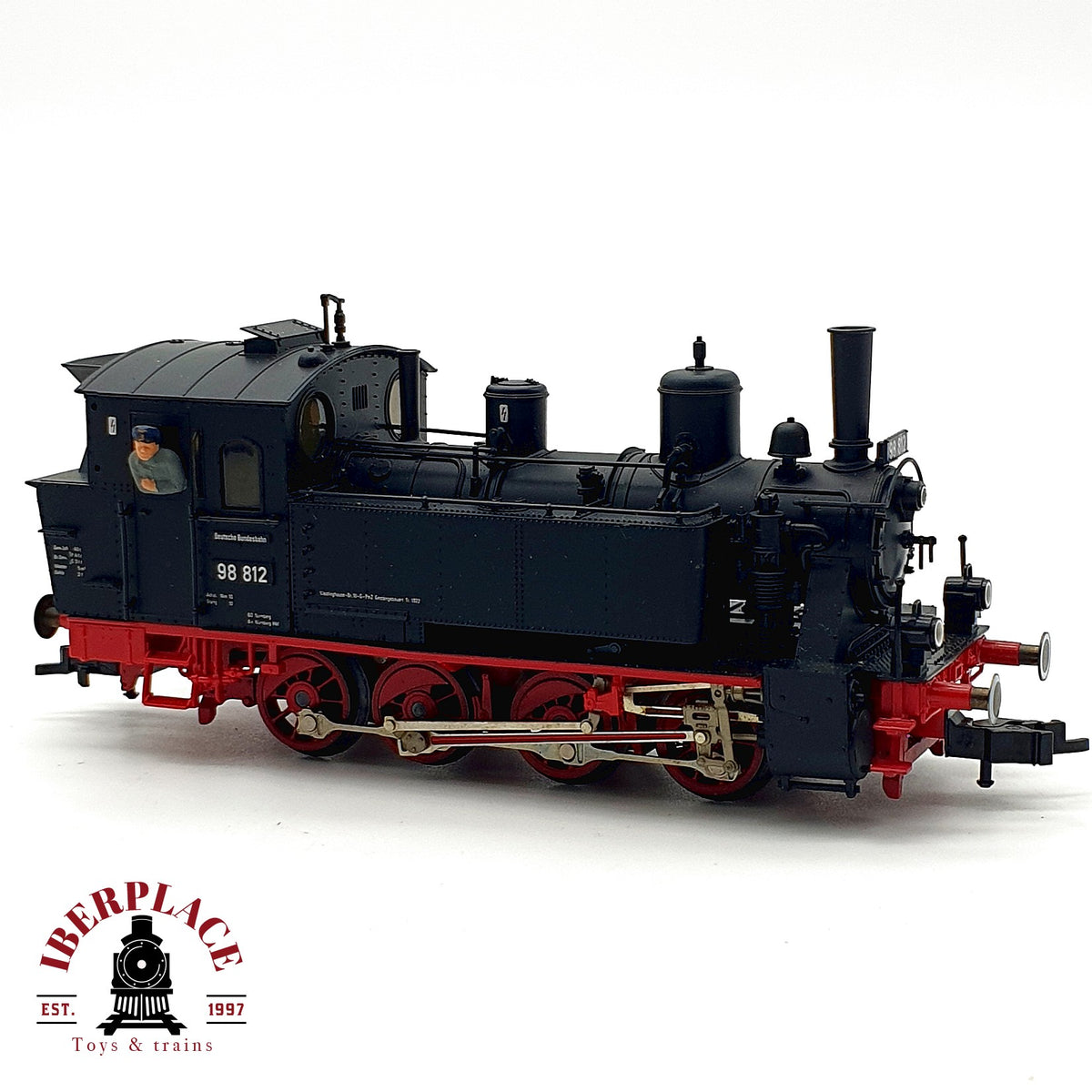 ♻️✨ Fleischmann Locomotora vapor BR 98 812 DB Ep III Tenderlok GtL 4/4 H0 Escala H0 1:87