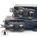 ♻️🛠️ Jouef  locomotora CC 40101 sin motor + 2 vagones TEE SNCF restaurar repuestos DC Escala H0 1:87