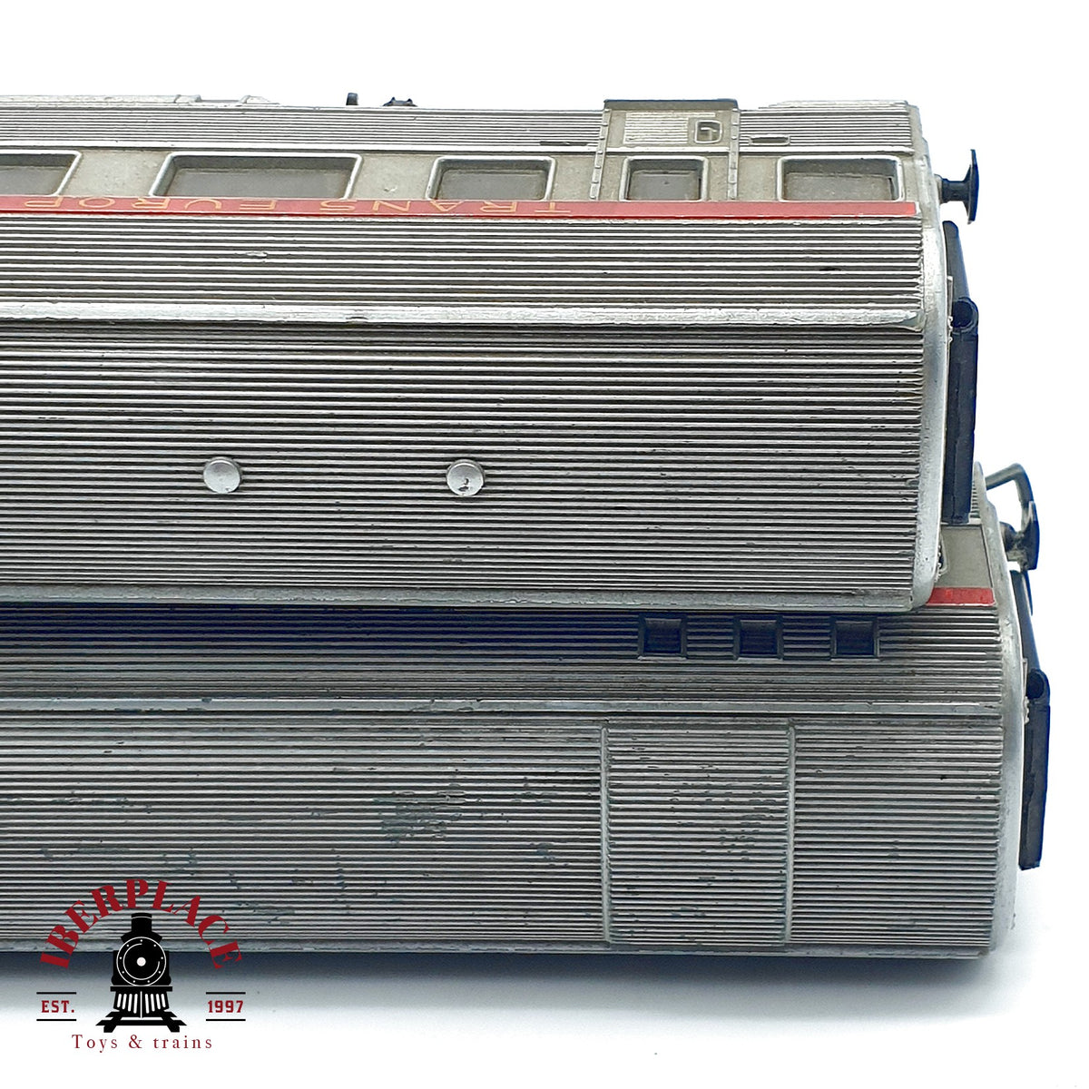 ♻️🛠️ Jouef  locomotora CC 40101 sin motor + 2 vagones TEE SNCF restaurar repuestos DC Escala H0 1:87