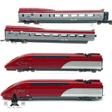 ♻️ 🚂 Mehano set 4 piezas Thalys tren alta velocidad SNCF Ep V DC Escala H0 1:87