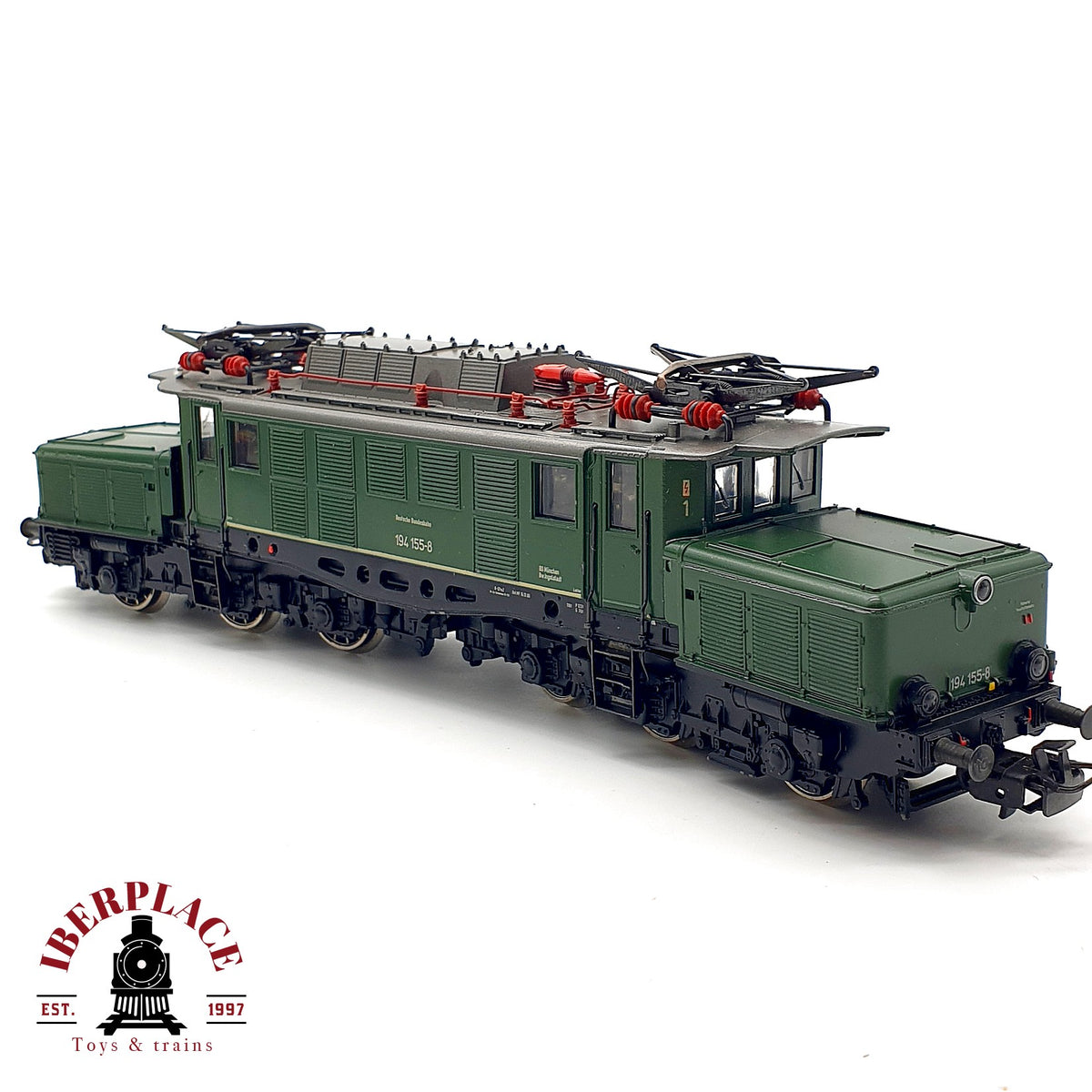 ♻️🛠️ Märklin Locomotora electrica cocodrilo BR 194 155-8 DB Ep IV AC H0 Escala H0 1:87