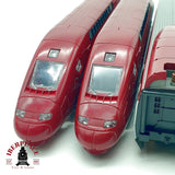 ♻️ 🚂 Mehano set 4 piezas Thalys tren alta velocidad SNCF Ep V DC Escala H0 1:87