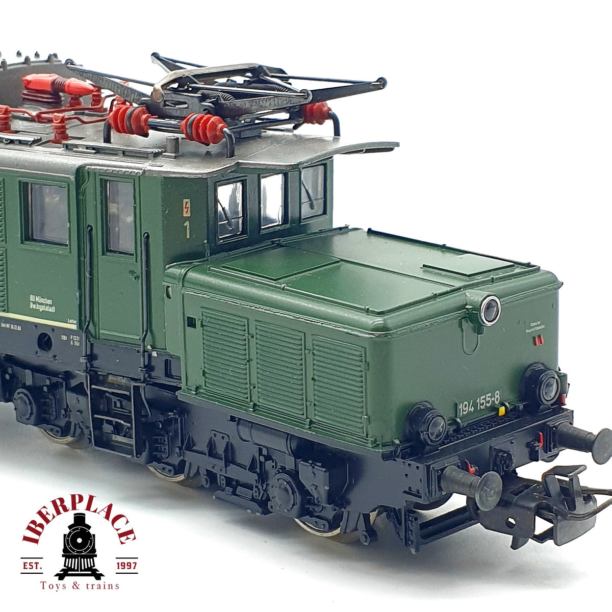 ♻️🛠️ Märklin Locomotora electrica cocodrilo BR 194 155-8 DB Ep IV AC H0 Escala H0 1:87
