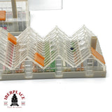 ♻️ 🚂 Accesorios Maqueta Invernaderos Carboneria Kiosco Escala H0 1:87