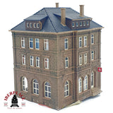 ♻️ Edificio residencial de ciudad fachada ladrillo Escala H0 1:87
