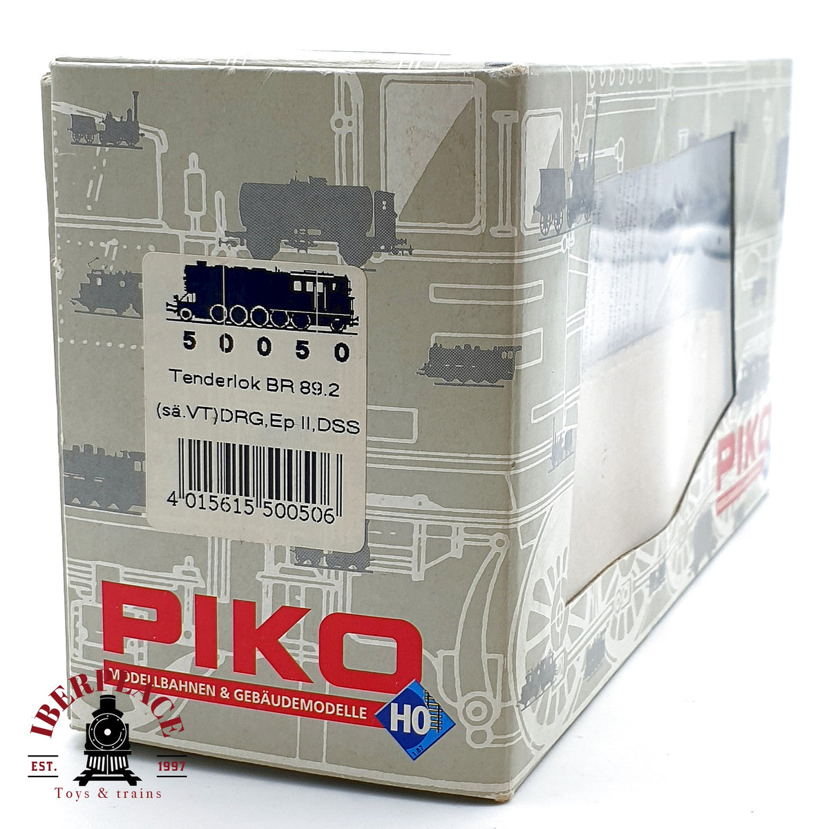 ♻️✨ PIKO 50050 locomotora vapor BR 89.2 sa. VT DRG epoca II Escala H0 1:87 DC