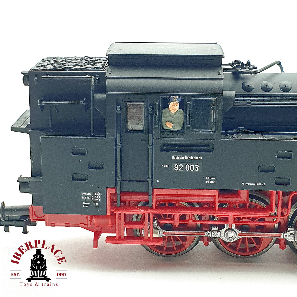 ♻️✨ PIKO 50044 locomotora vapor BR 82 003 DB epoca III Escala H0 1:87 DC