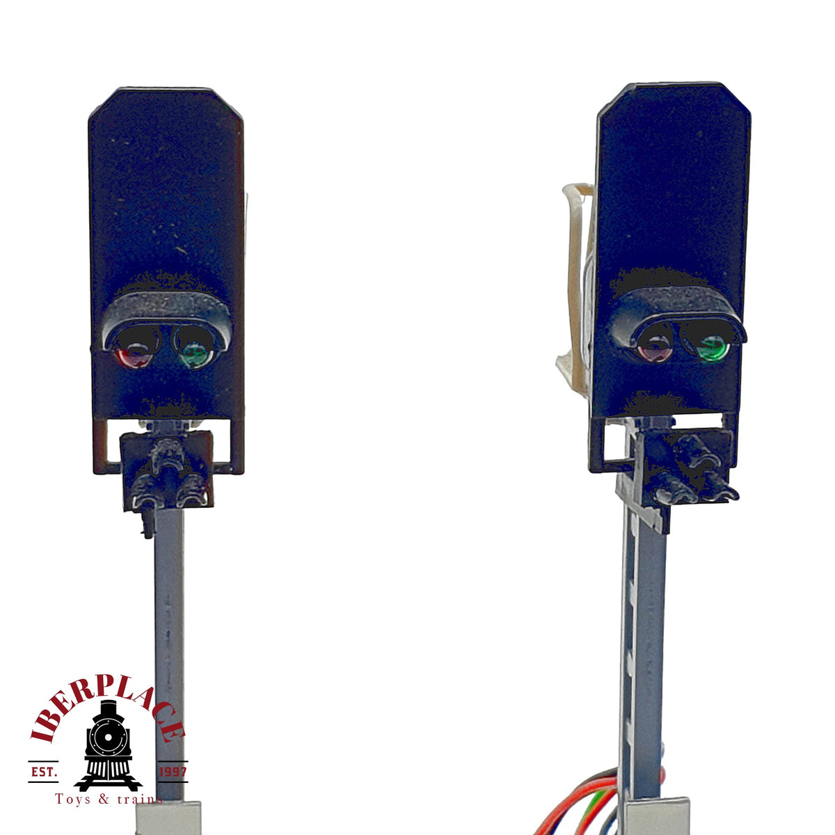 ♻️ 🚂 Fleischmann 3x Señales Luminosas Bloque Semáforos Escala H0 1:87