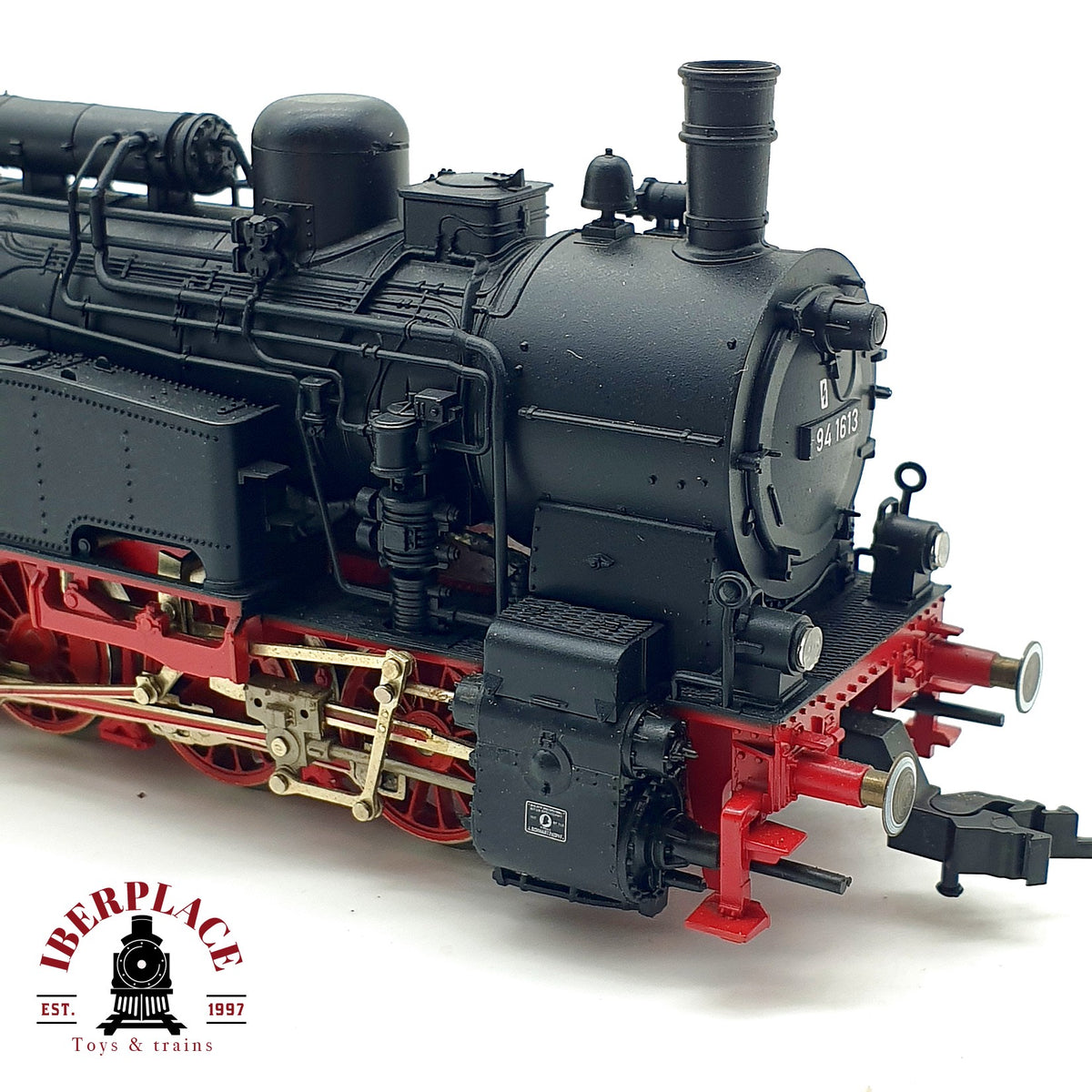 ♻️✨ Fleischmann Locomotora vapor BR 94 1613 DB Ep III  DC Tenderlok T16.1  Escala H0 1:87