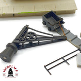 ♻️ 🚂 Accesorios Maqueta Invernaderos Carboneria Kiosco Escala H0 1:87