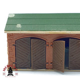 ♻️ Vollmer 21359 garaje hangar para coches + Bolera N+H0 Escala N 1:160