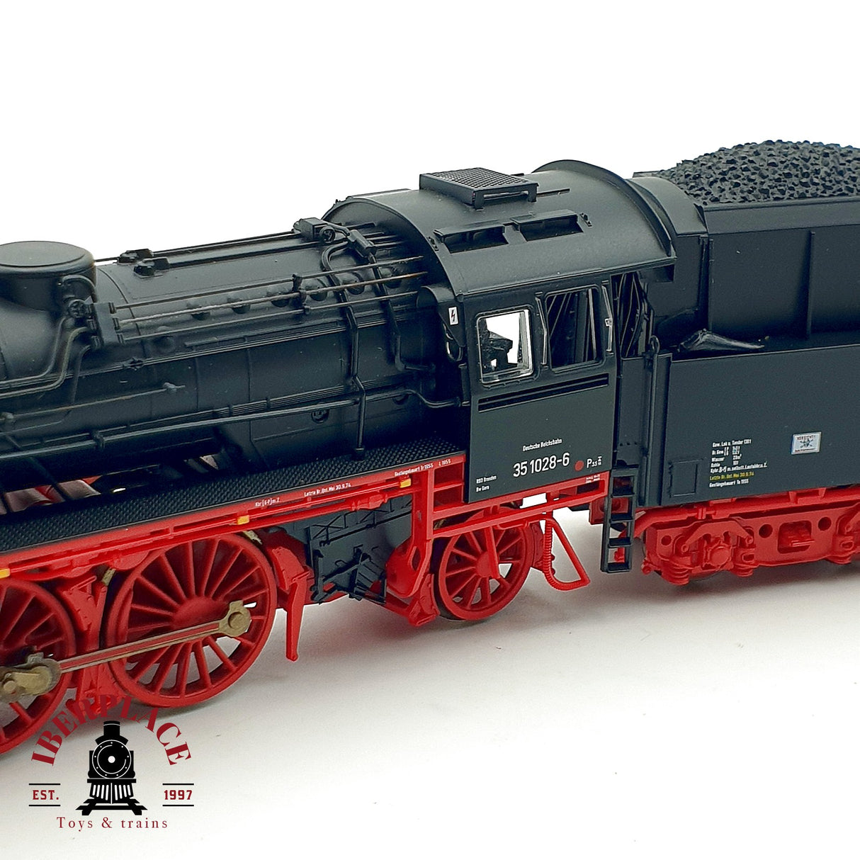 ♻️✨ Roco 62175 locomotora vapor BR 35 1028-6 DR epoca IV H0 1:87 DC