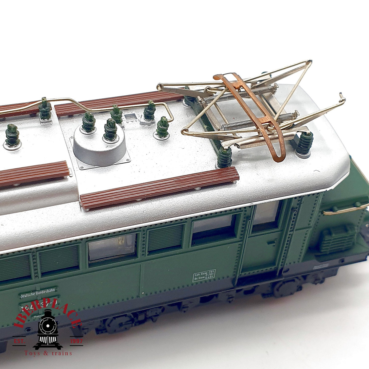 ♻️🚂 PIKO Locomotora electrica BR 144 137-0 DB verde H0 DC Escala H0 1:87