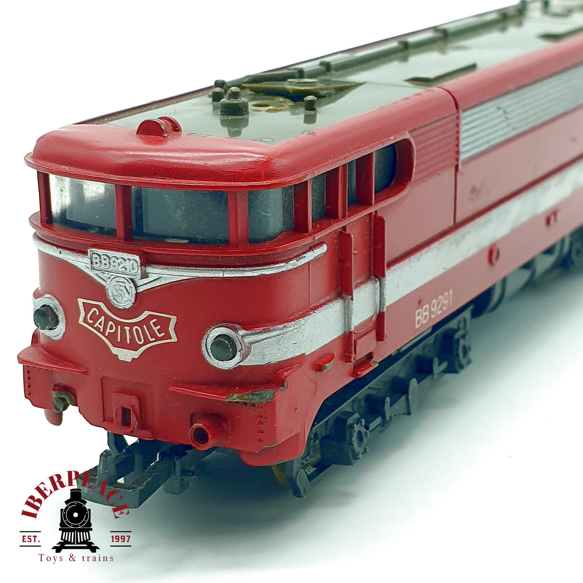 ♻️ 🛠️ Lima locomotora electrica BB 9291 Capitole SNCF roja restaurar piezas Escala H0 1:87