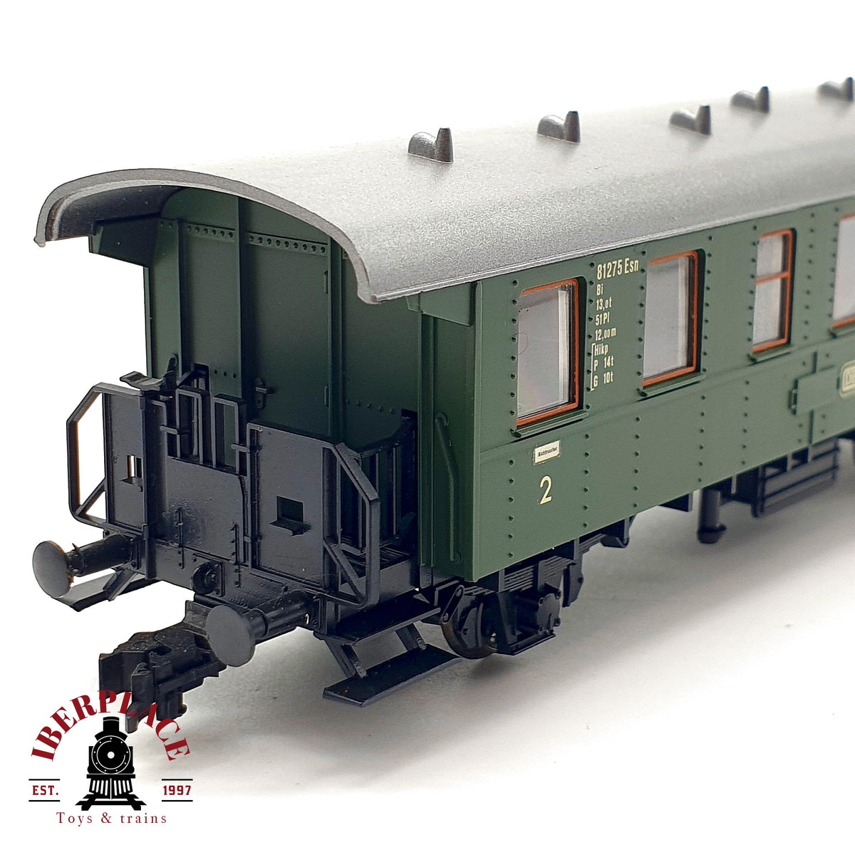 ♻️ ✨ Roco Vagon pasajeros 2 clase Bi DB Ep III Escala H0 1:87