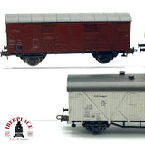 ♻️ 🚂 Roco 3x Vagones Mercancias Cerrados Seefische DB Ep III IV DC Escala H0 1:87
