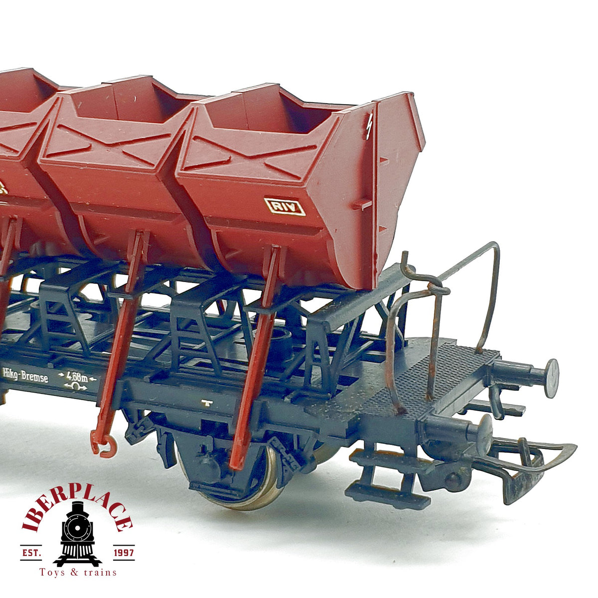 ♻️ 🚂 Rivarossi vagon de Tolva Otmm DB Mercancias Basculante Talbot DC Escala H0 1:87