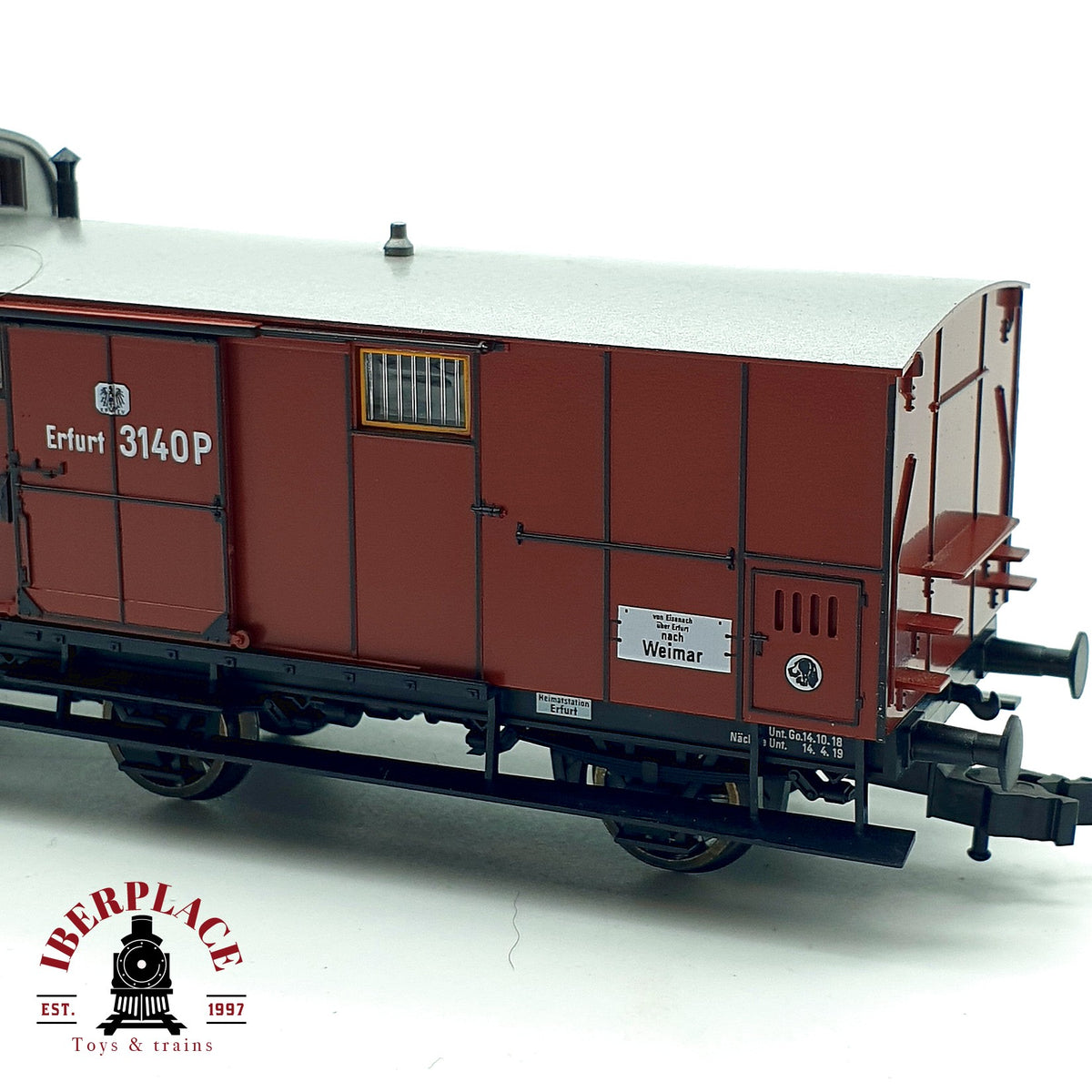 ♻️ ✨ Fleischmann Vagon furgon equipajes Erfurt 3140P KPEV Ep I Escala H0 1:87