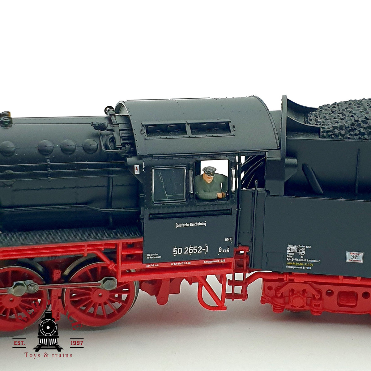 ♻️ ✨ Roco 62257 locomotora vapor BR 50 2652-1 DR epoca IV H0 1:87 DC