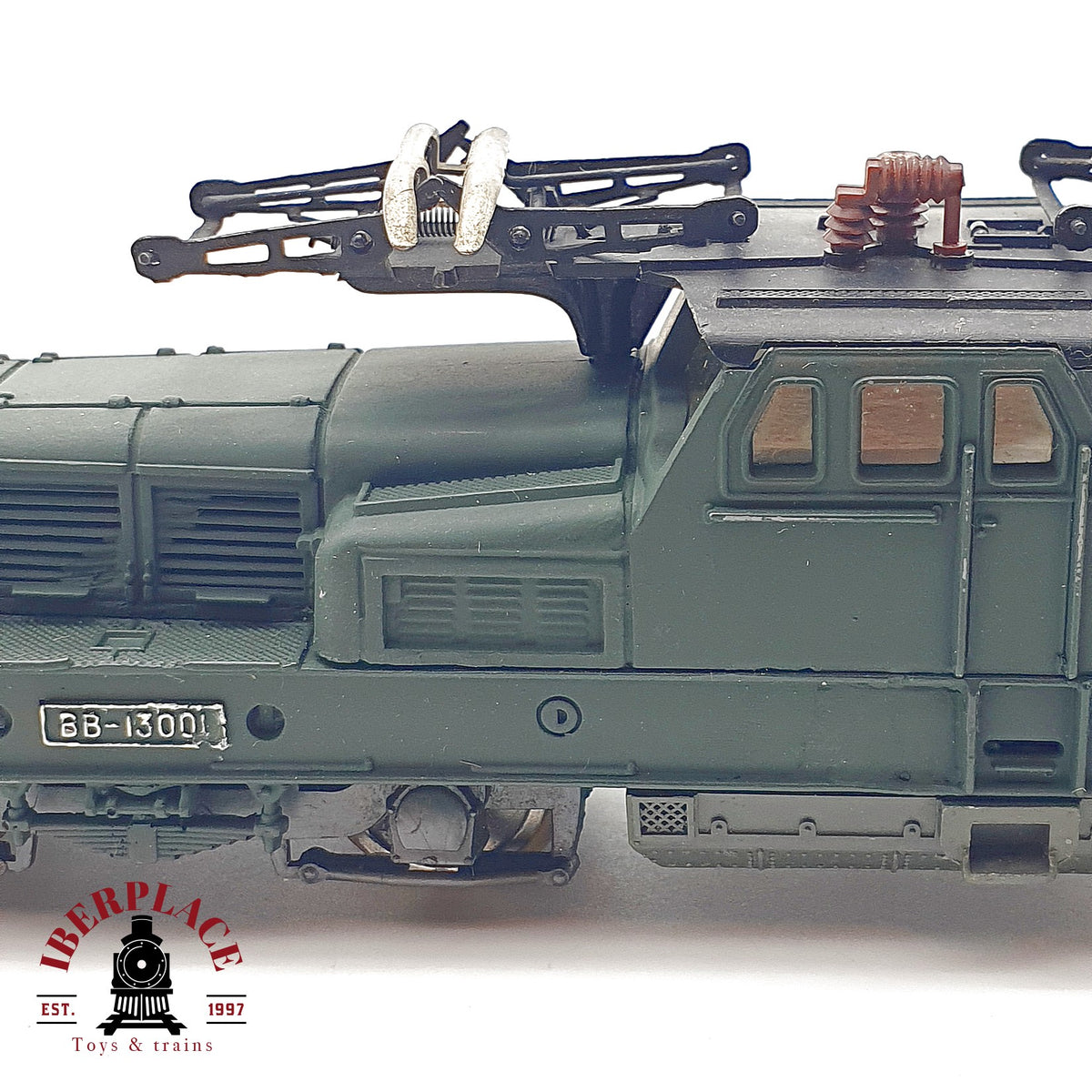 ♻️ 🚂 Jouef locomotora eléctrica BB-13001 SNCF verde Fer a repasser DC Escala H0 1:87