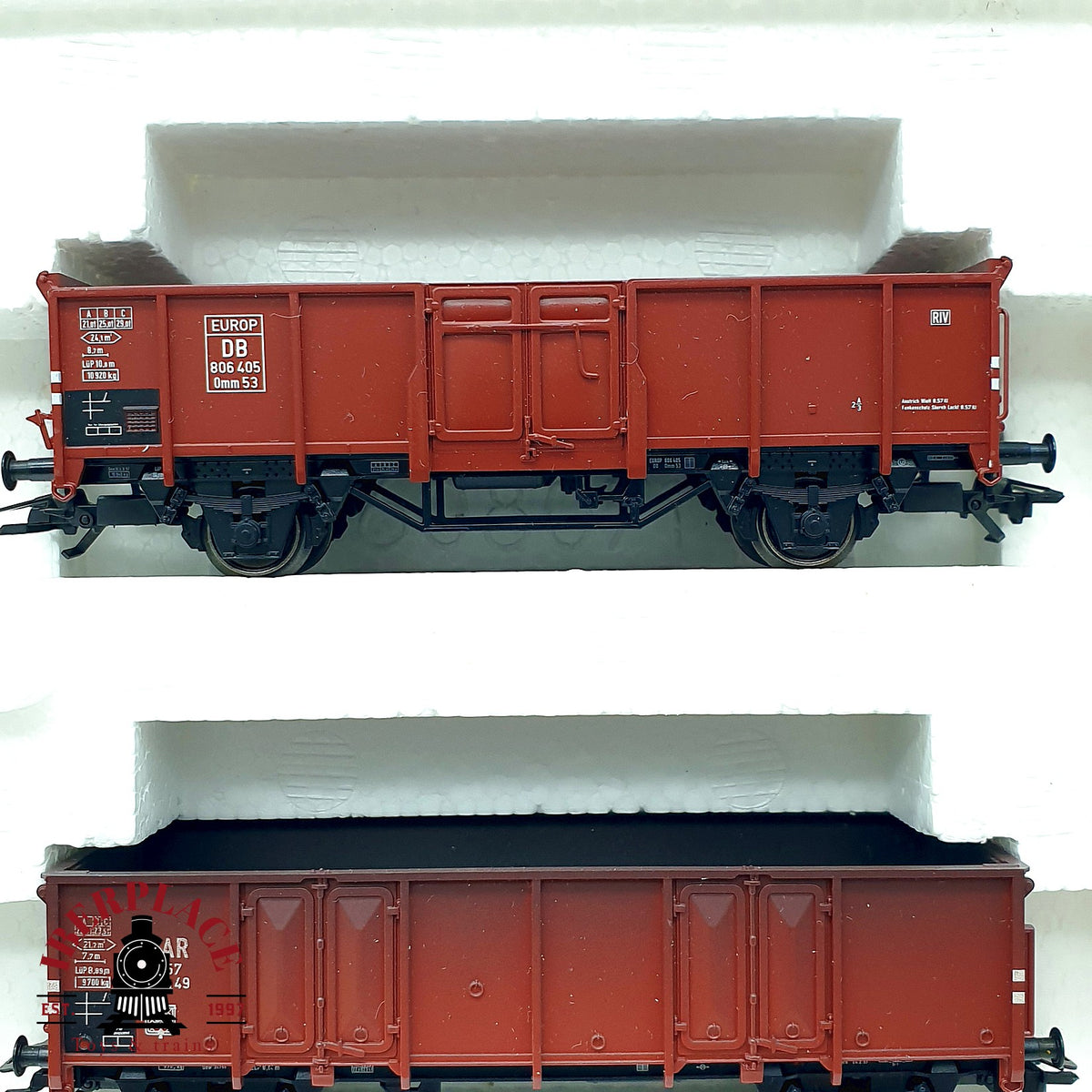 ♻️ ✨Märklin 46021 Set 6 vagones bordes abiertos Om 12 DB Ep III AC Escala H0 1:87