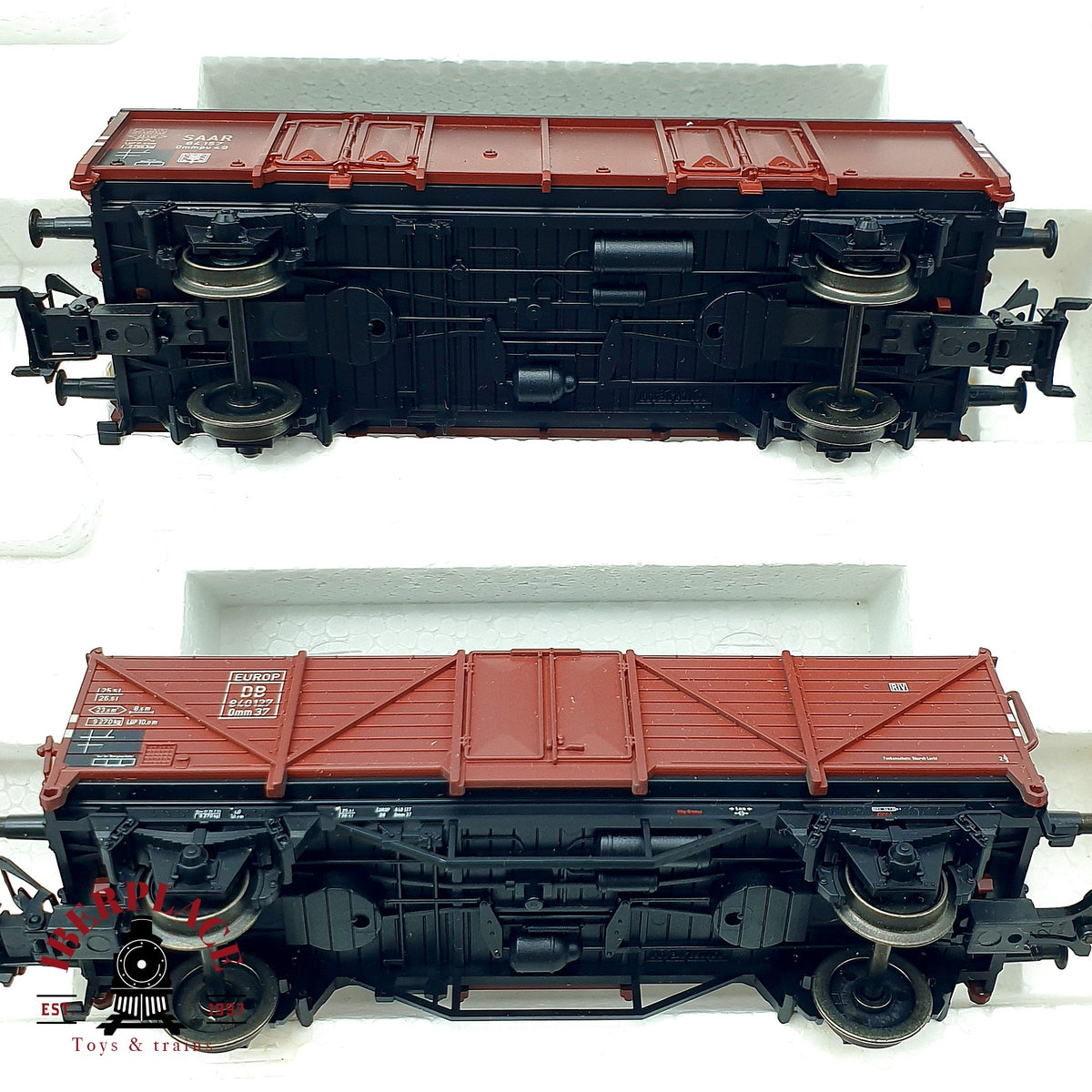 ♻️ ✨Märklin 46021 Set 6 vagones bordes abiertos Om 12 DB Ep III AC Escala H0 1:87