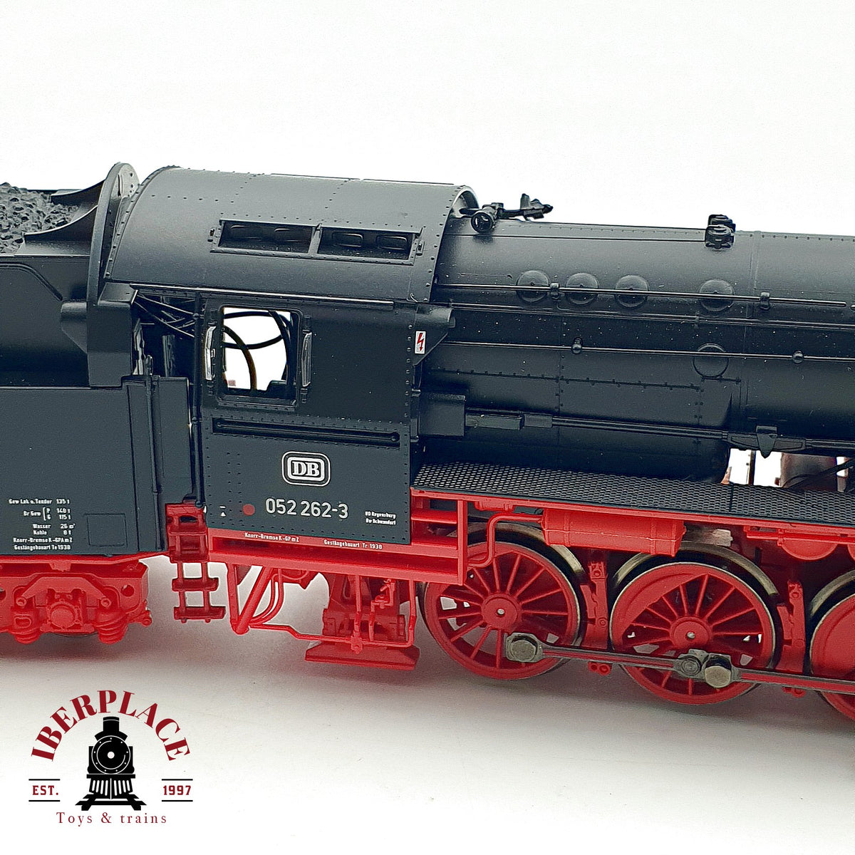 ♻️ ✨ Roco 62258 locomotora vapor 052 262-3 DB epoca IV H0 1:87 DC