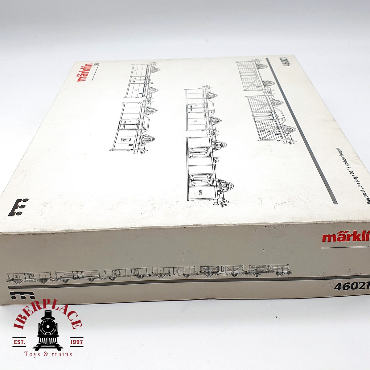♻️ ✨Märklin 46021 Set 6 vagones bordes abiertos Om 12 DB Ep III AC Escala H0 1:87