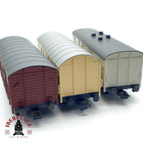 ♻️ 🚂 Roco 3x Vagones Mercancias Cerrados Seefische DB Ep III IV DC Escala H0 1:87