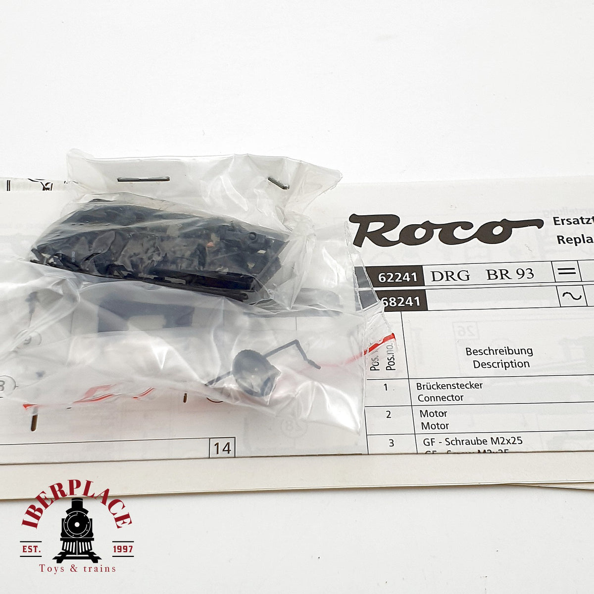 ♻️✨ Roco 62241 locomotora vapor BR 93 1353 DRG epoca II Escala H0 1:87 DC